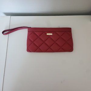 Kate Spade red wristlet- like new!
